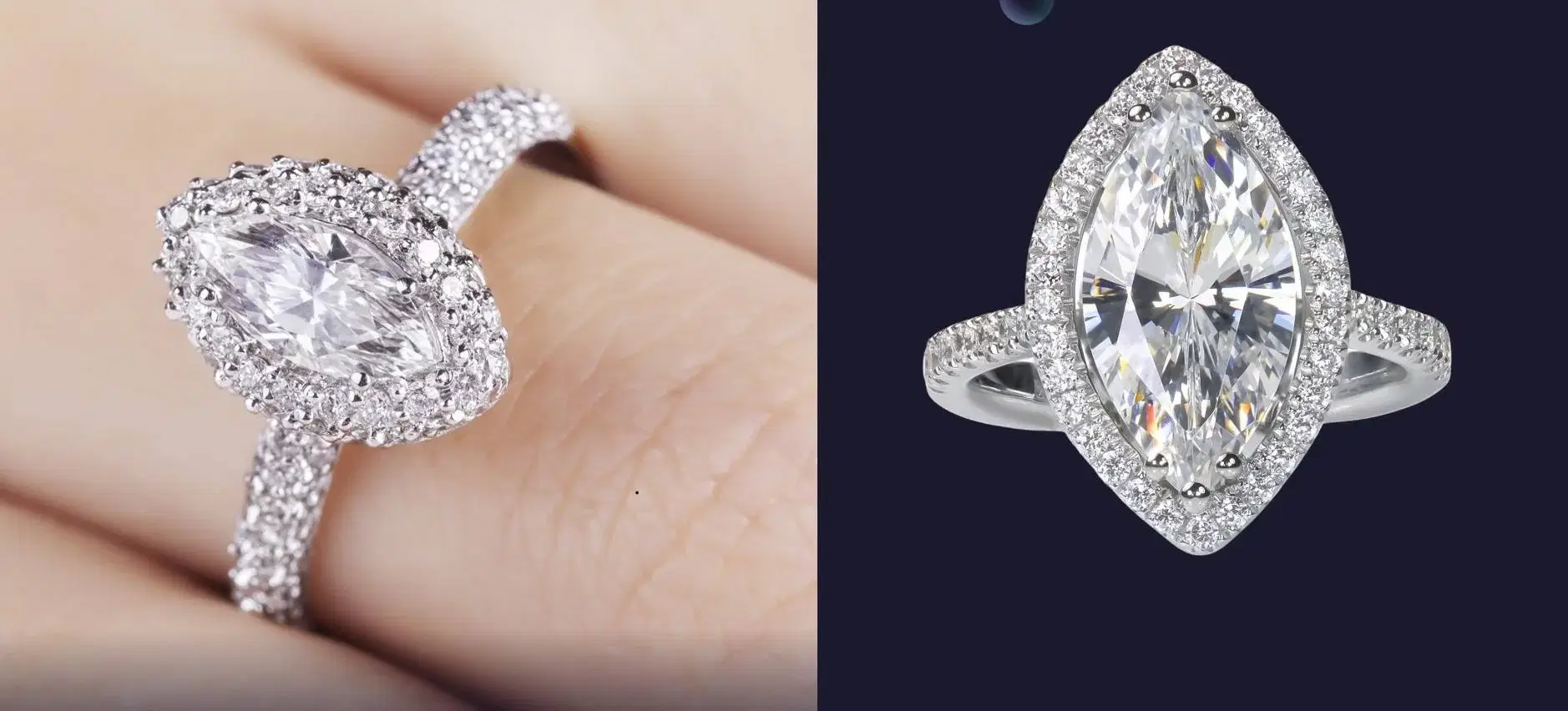 Marquise engagement rings