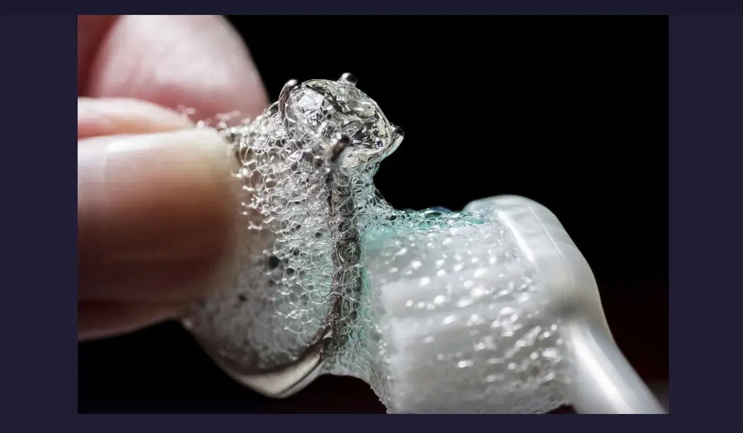 Is windex safe for diamond rings deals