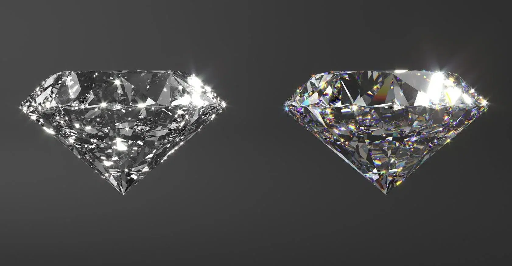 Difference Between American &  Real Diamonds
