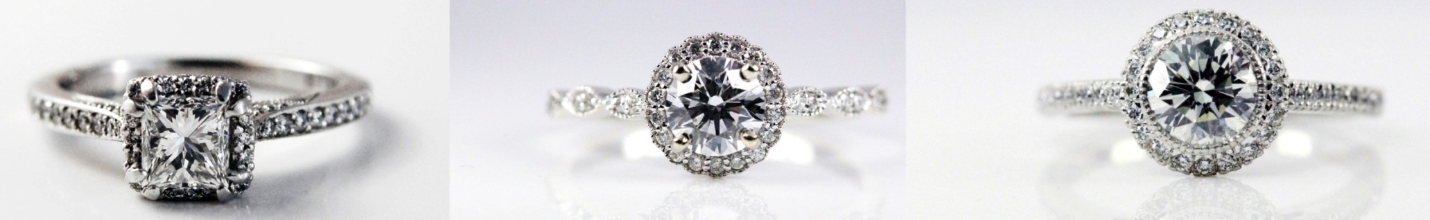 Halo Engagement Rings 