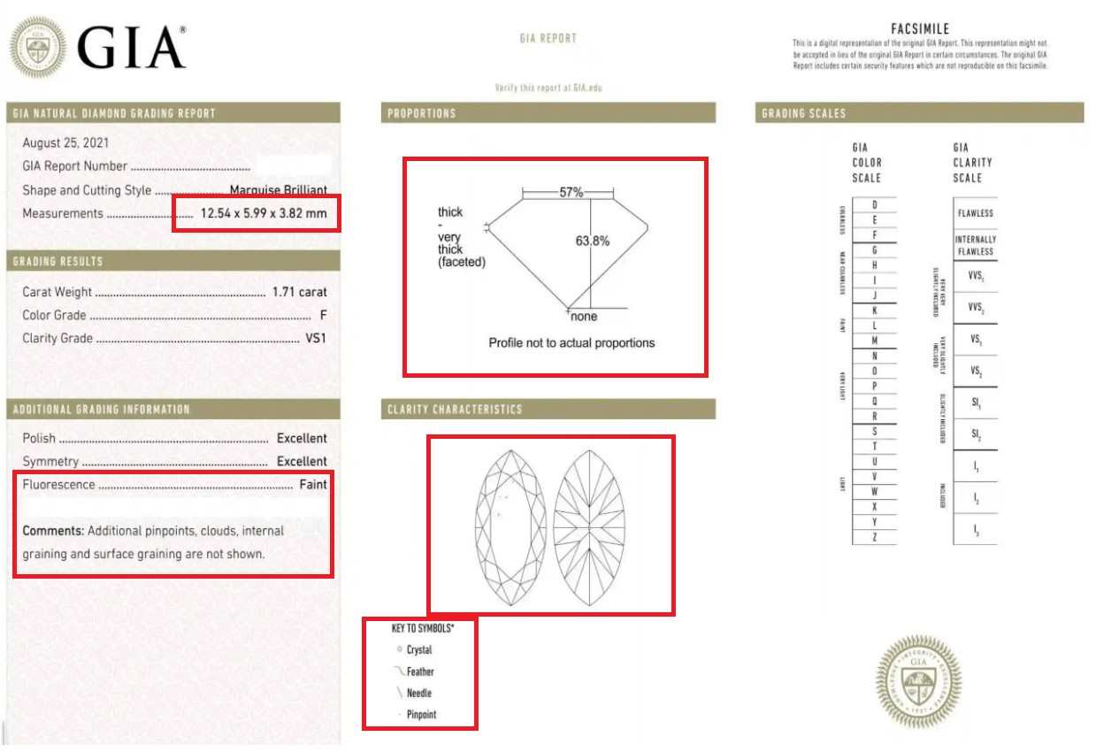 marquise diamond gia report marquise diamond gia report